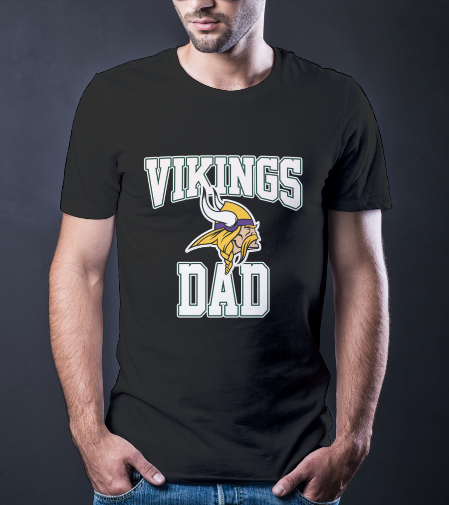 Vikings Dad Minnesota Football Father's Day T-Shirt