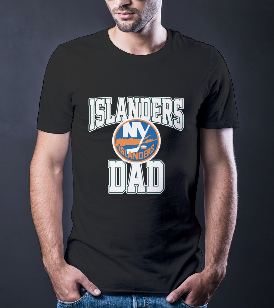 Ny Islanders Dad Islanders Hockey Team T-Shirt