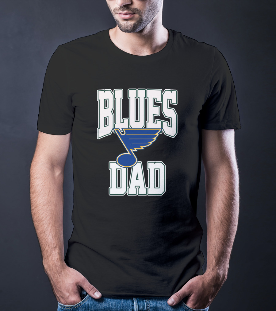 St. Louis Blues Dad Hockey Fan Father's Gift T-Shirt