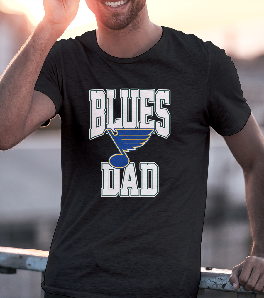 St. Louis Blues Dad Hockey Fan Father's Gift T-Shirt