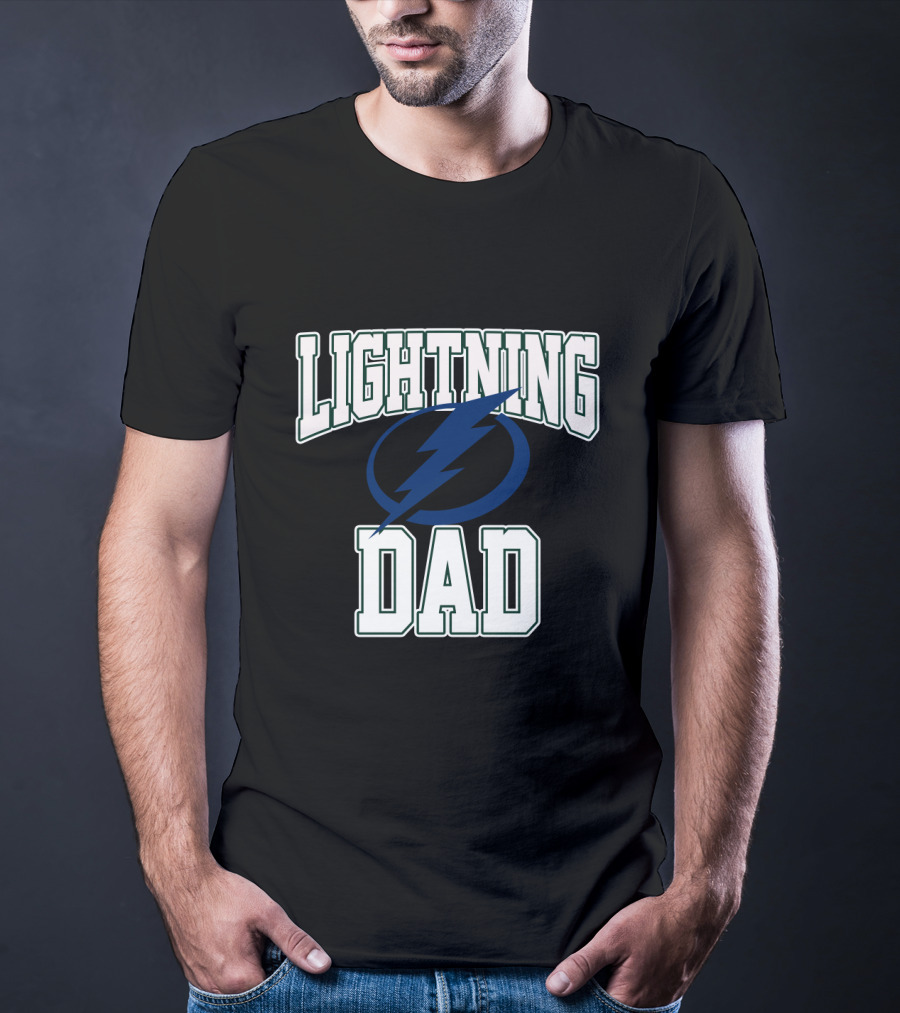 Lightning Dad Tampa Bay Hockey Team T-Shirt