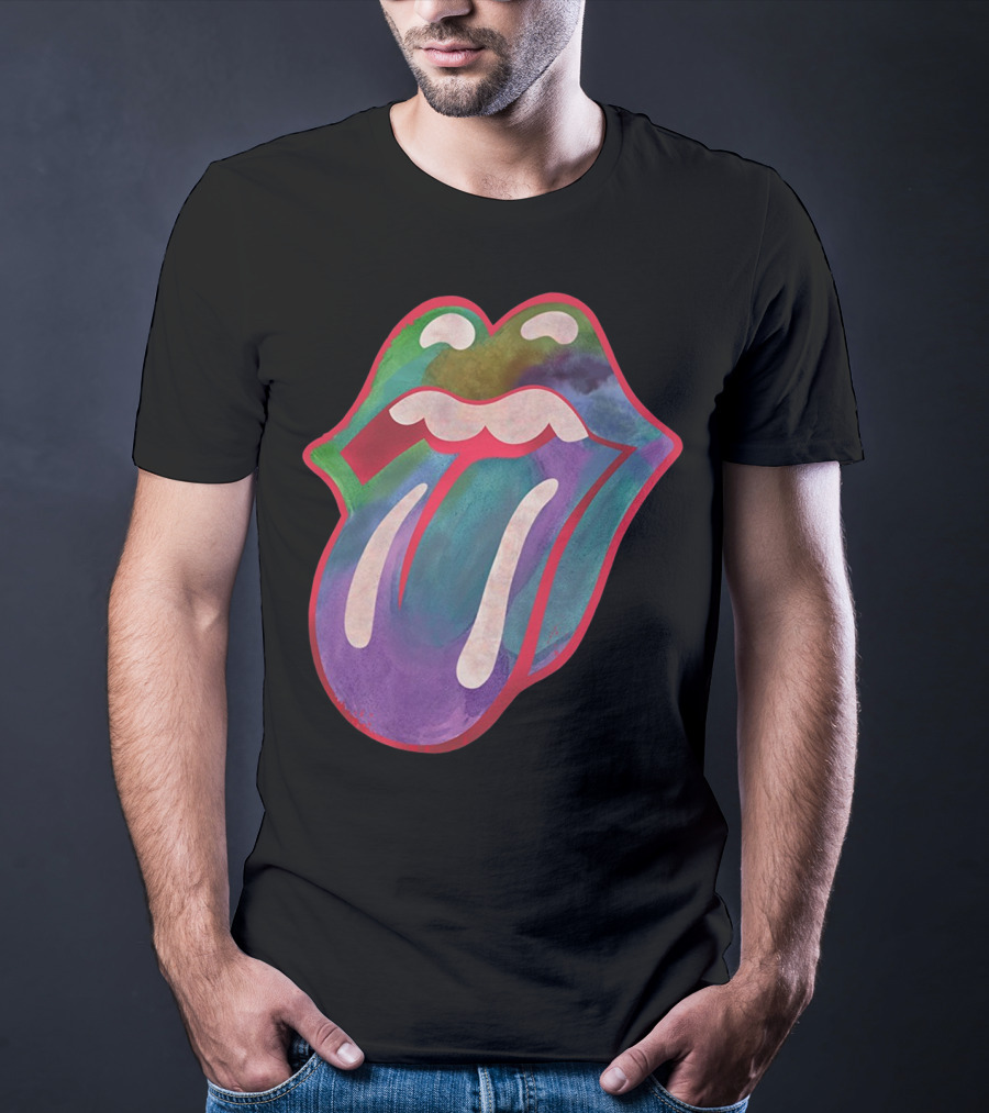 The Rolling Stones Multicolor Tongue T-Shirt