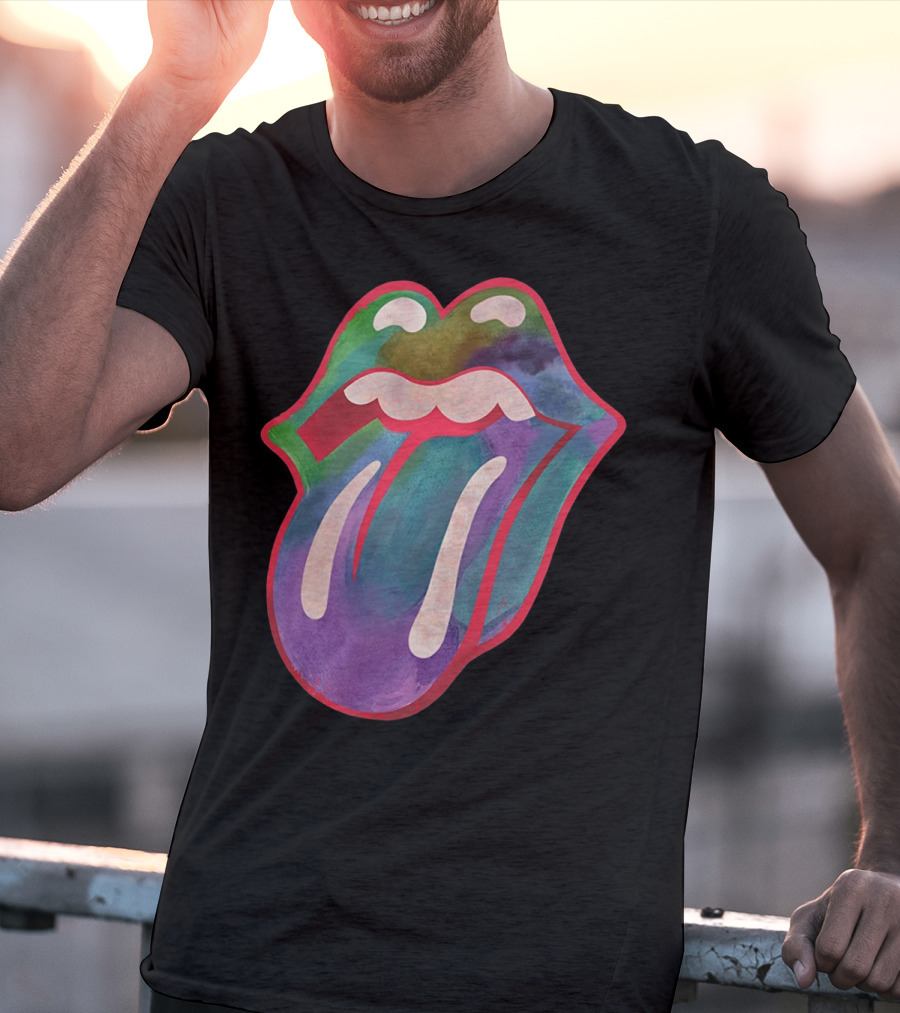 The Rolling Stones Multicolor Tongue T-Shirt