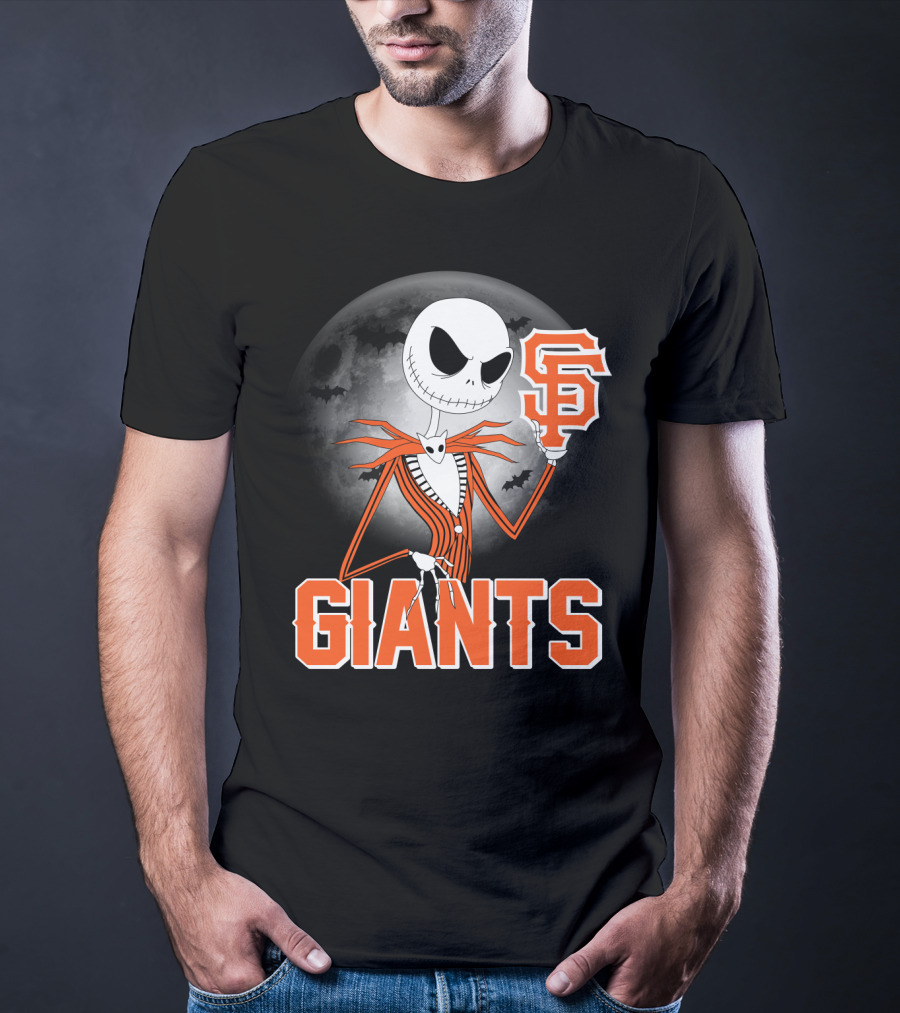 Jack Skellington San Francisco Giants Halloween T-Shirt