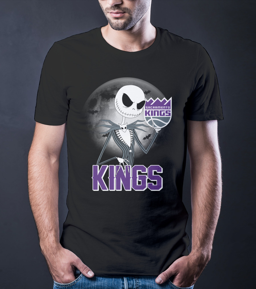 Kings Halloween Jack Skellington Sacramento T-Shirt