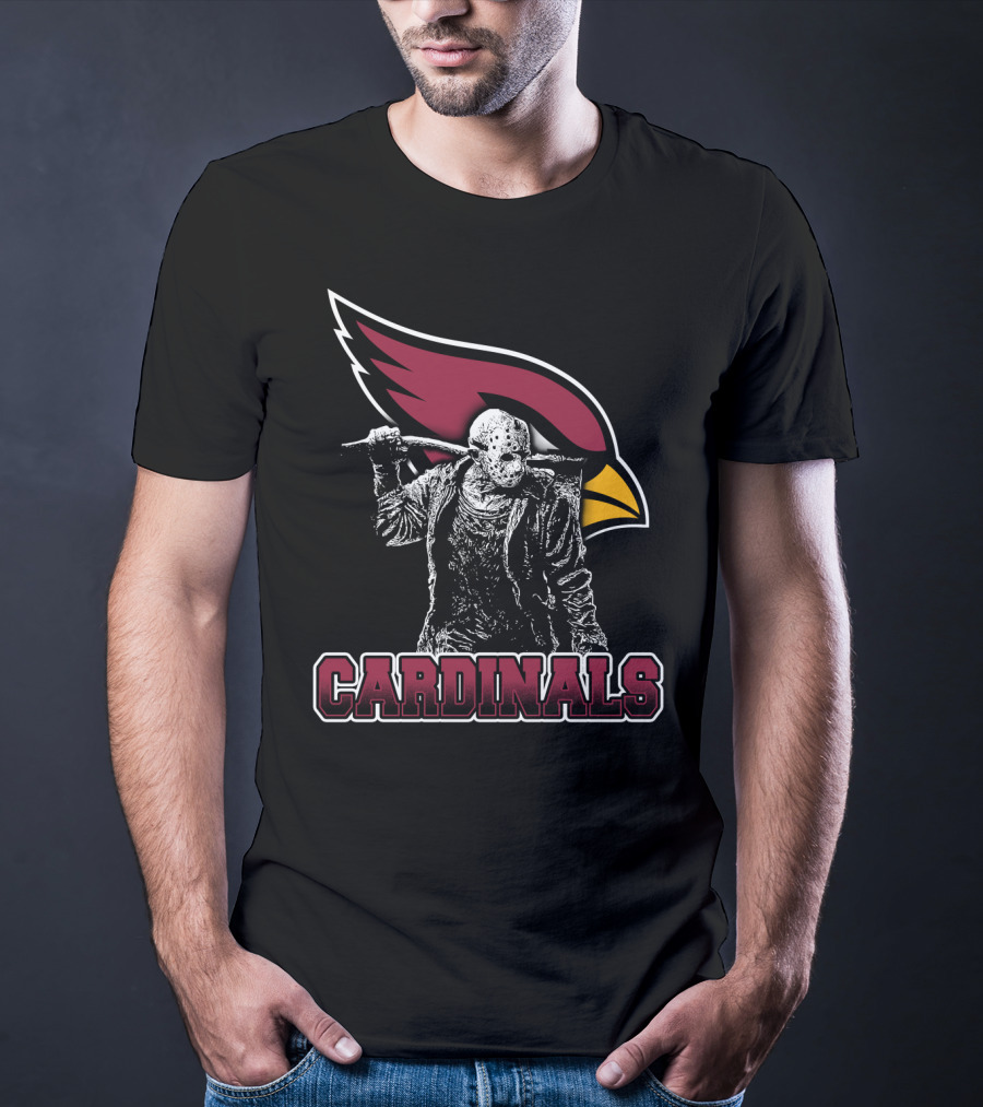 Jason Voorhees Cardinals Fans Arizona T-Shirt