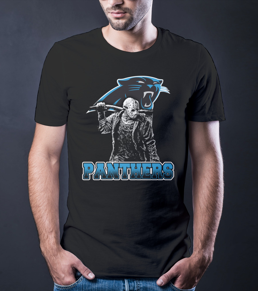 Panthers Jason Voorhees Carolina Fans T-Shirt