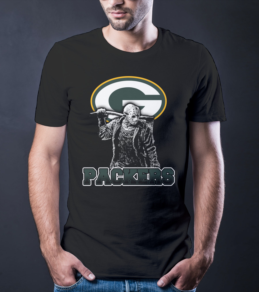Packers Jason Voorhees Horror Mashup T-Shirt