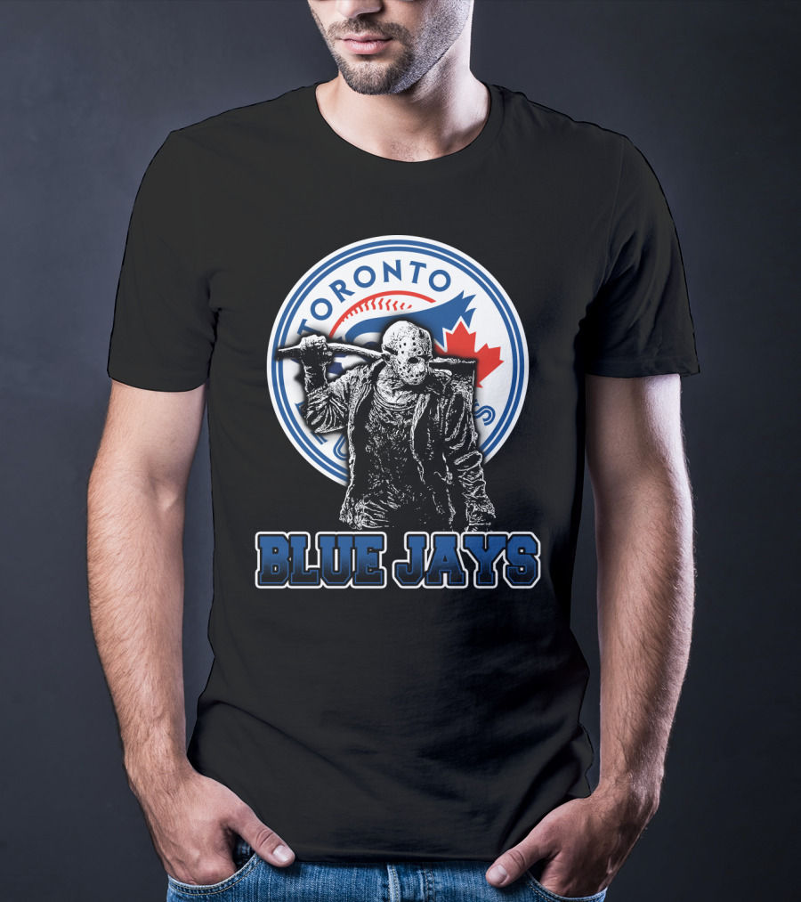 Jason Voorhees Toronto Blue Jays Crossover With Iconic T-Shirt
