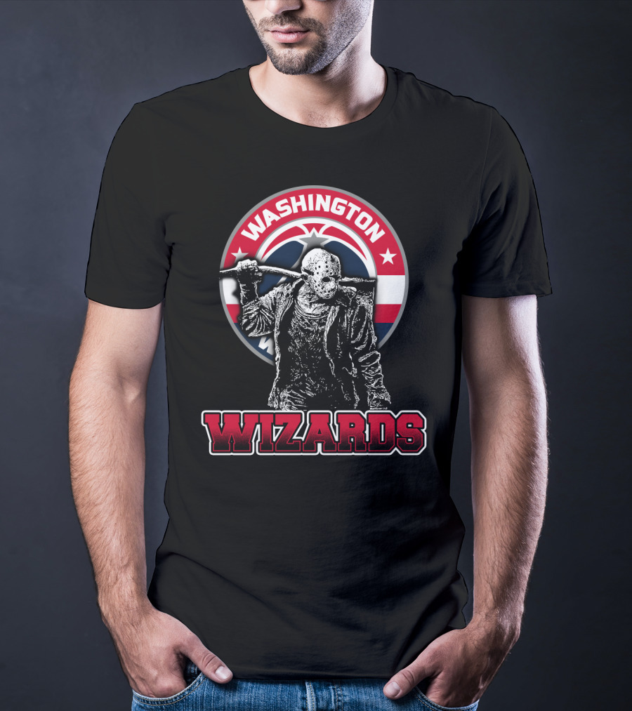 Jason Voorhees And Washington Wizards Crossover Fans T-Shirt