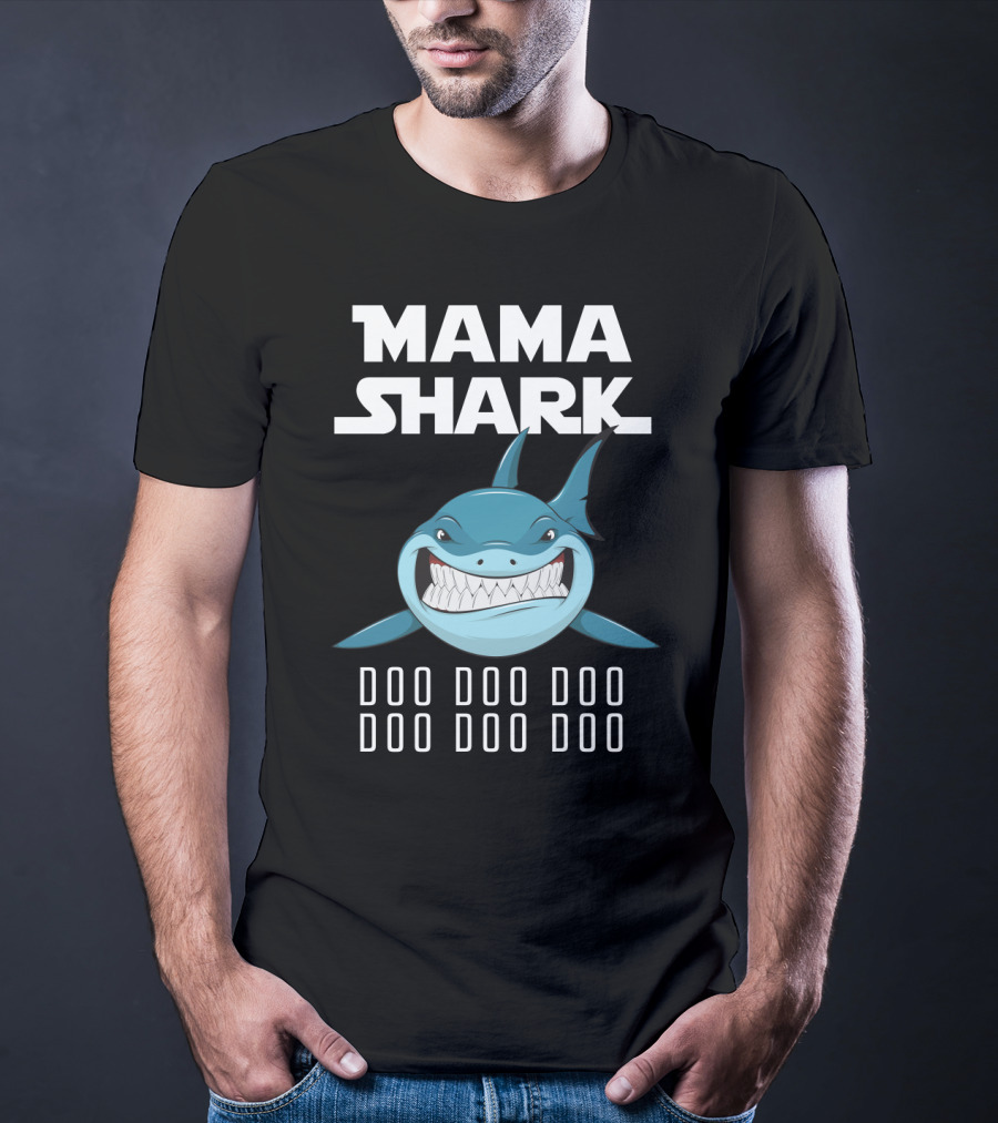 Mama Shark Doo Doo Doo Song Lyrics T-Shirt