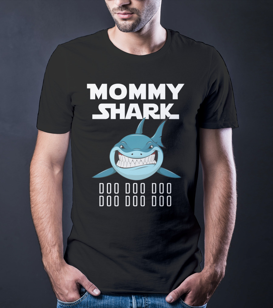 Mommy Shark Doo Doo Doo Cartoon T-Shirt