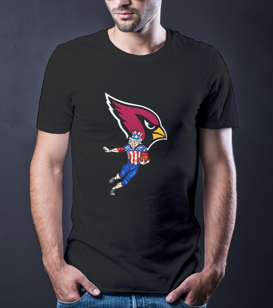 Arizona Cardinals Uncle Sam 4Th July Football Celebration Gear T-Shirt