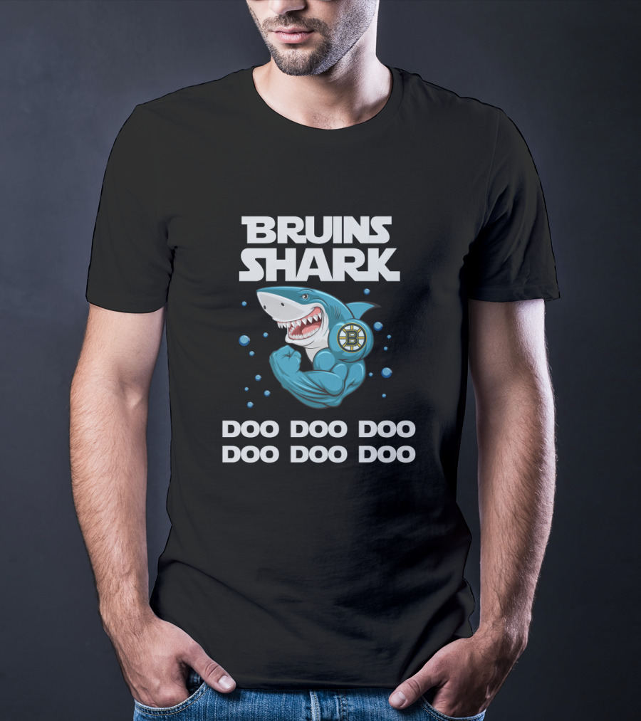 Bruins Shark Doo Doo Doo With Boston Bruins T-Shirt