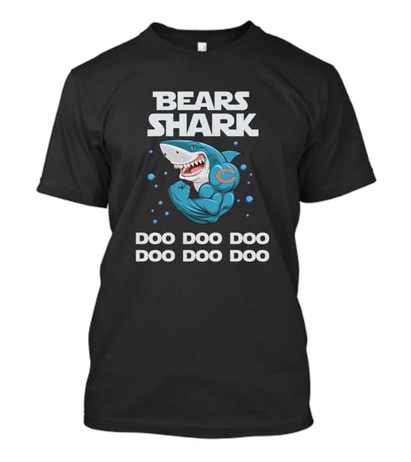 Bears Shark Doo Doo Doo Chicago Football Team T-Shirt
