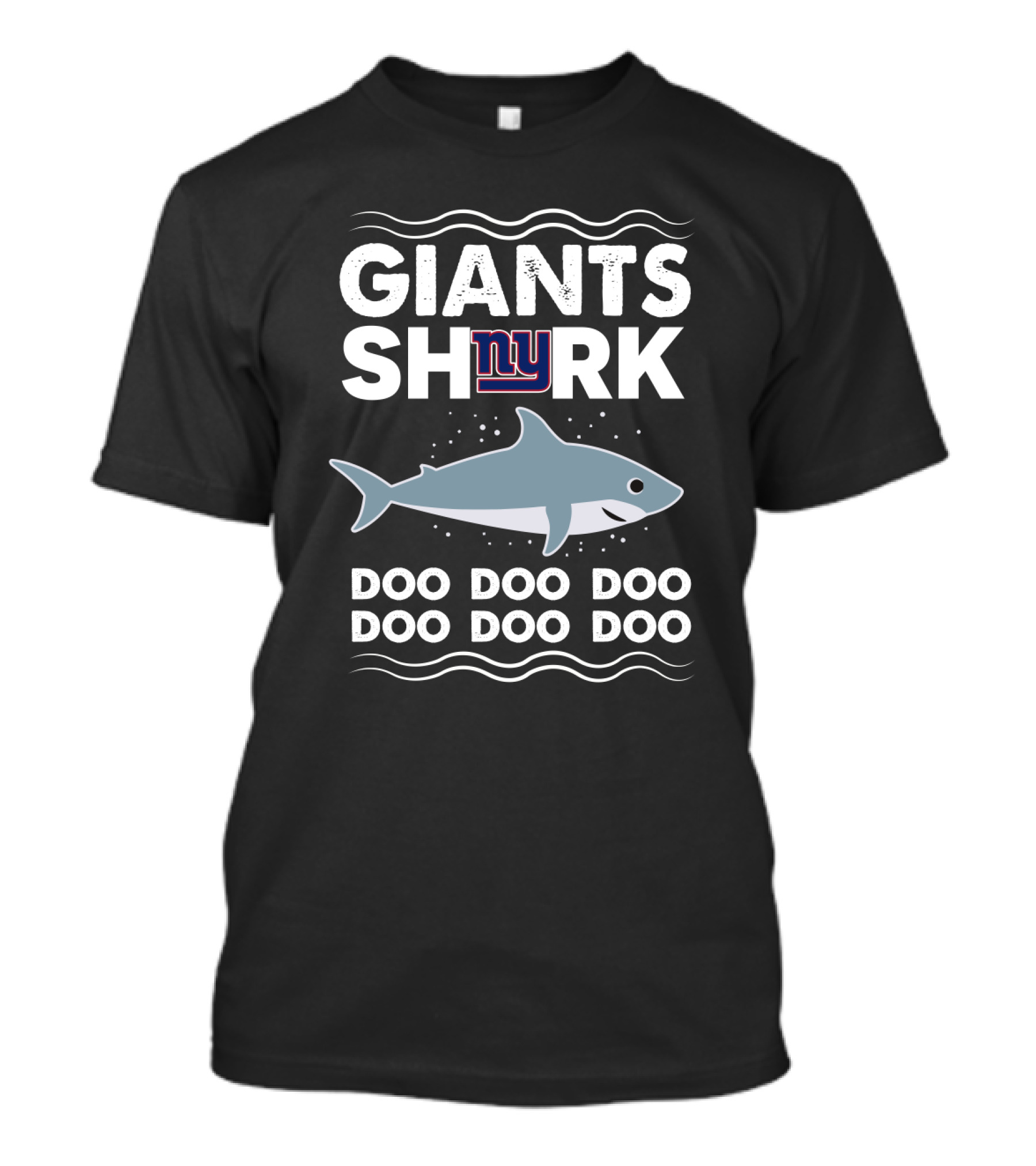Giants Shark NY Logo Doo Doo Doo Doo Doo Doo T-Shirt