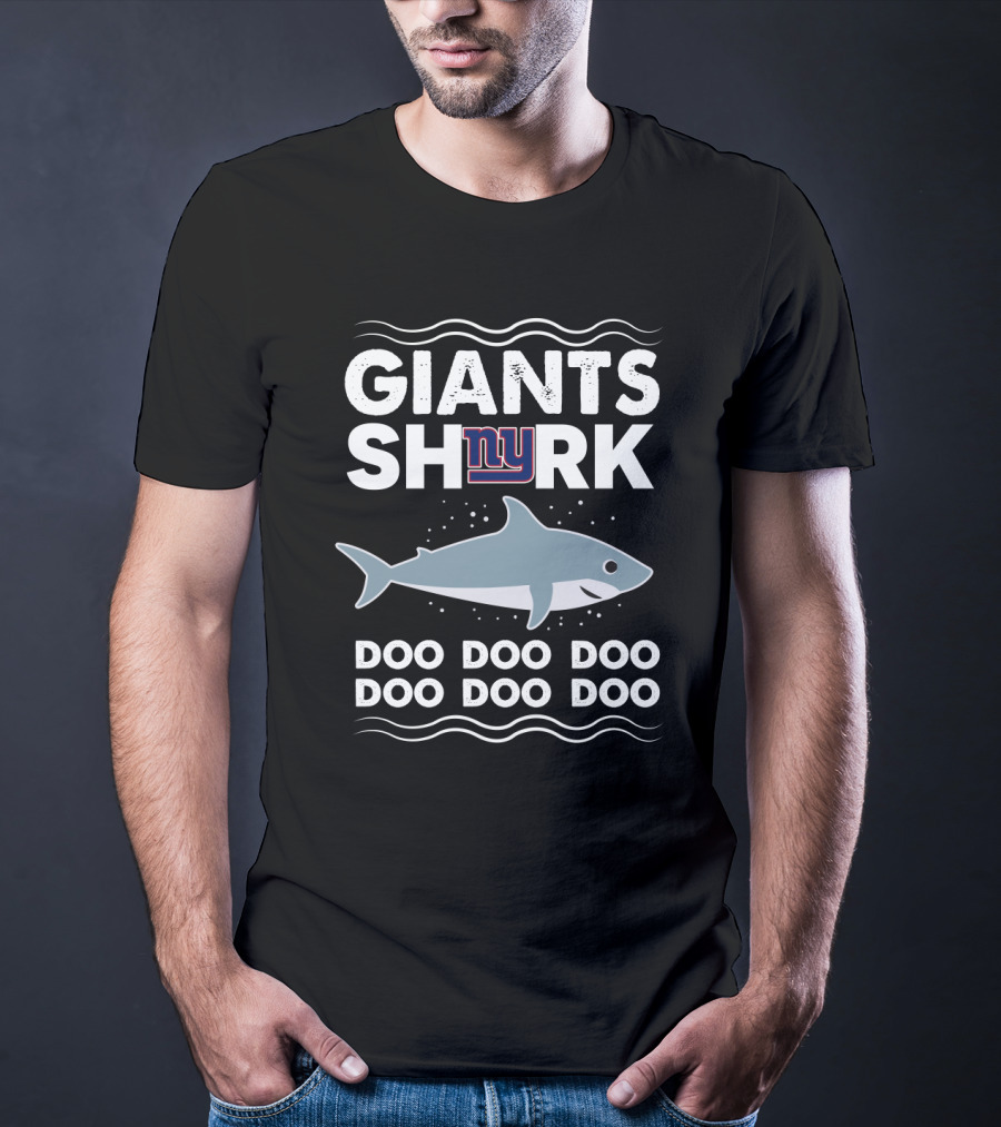 Giants Shark NY Logo Doo Doo Doo Doo Doo Doo T-Shirt