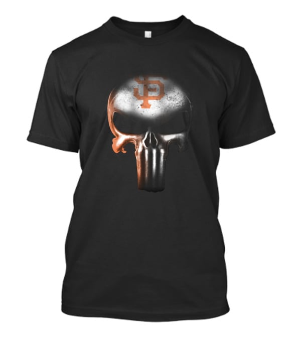 San Francisco Giants Fans The Punisher Skull MLB T-Shirt