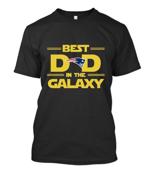 Best Dad In The Galaxy New England Patriots T-Shirt