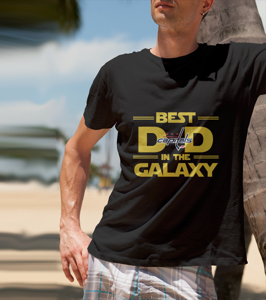 Best Washington Capitals Dad In The Galaxy T-Shirt