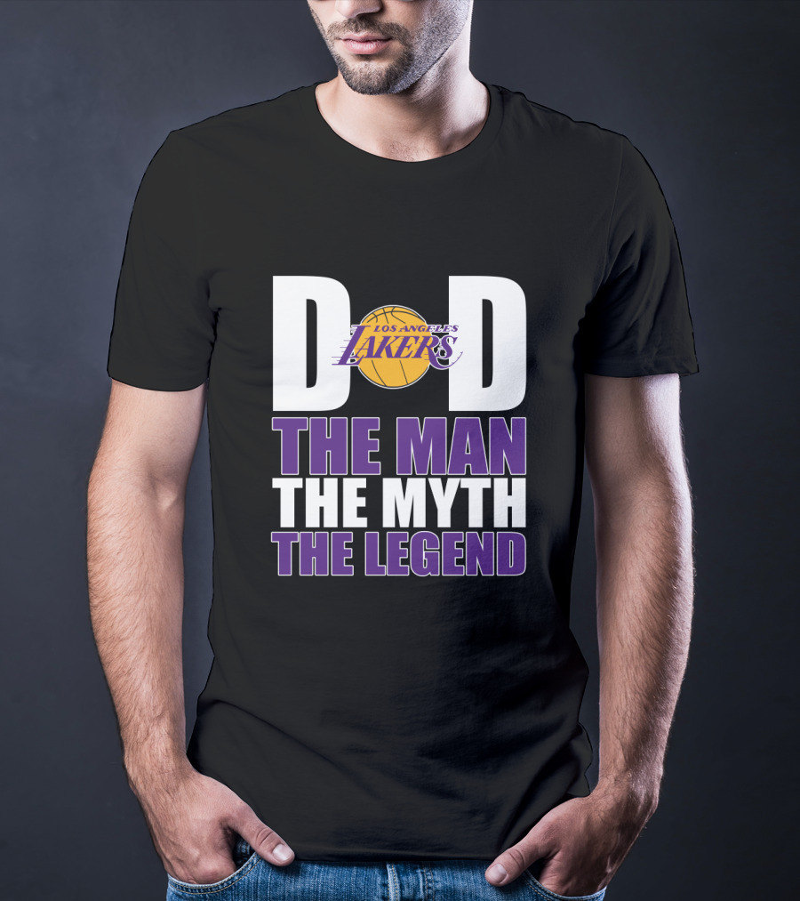 Los Angeles Lakers Dad The Man The Myth The Legend T-Shirt