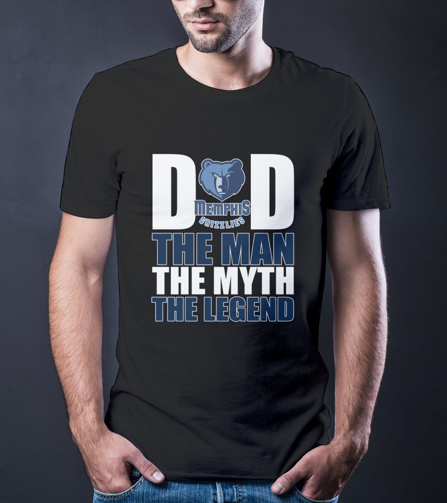 Memphis Grizzlies Dad The Man The Myth The Legend T-Shirt