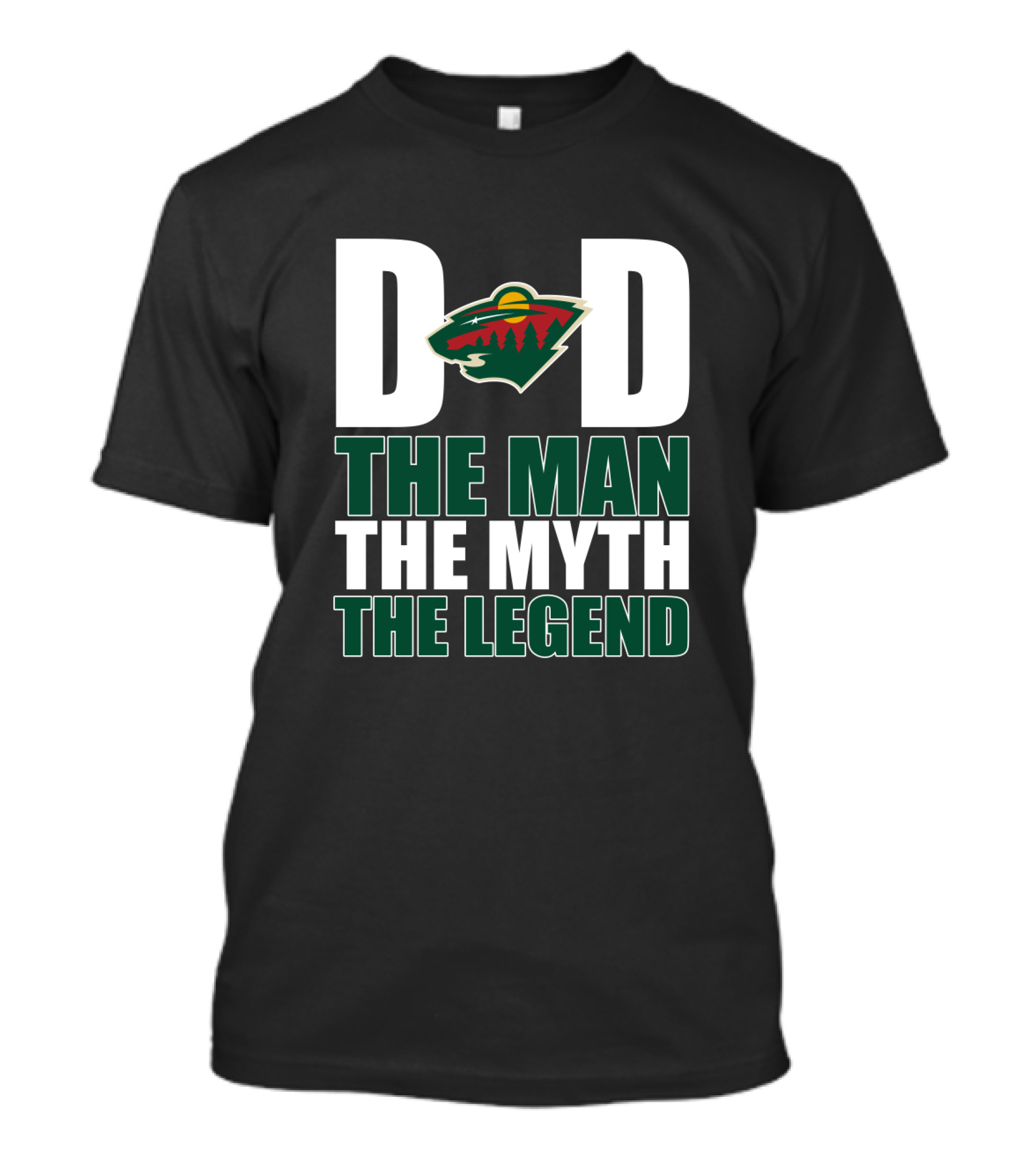 Minnesota Wild Dad The Man The Myth The Legend T-Shirt