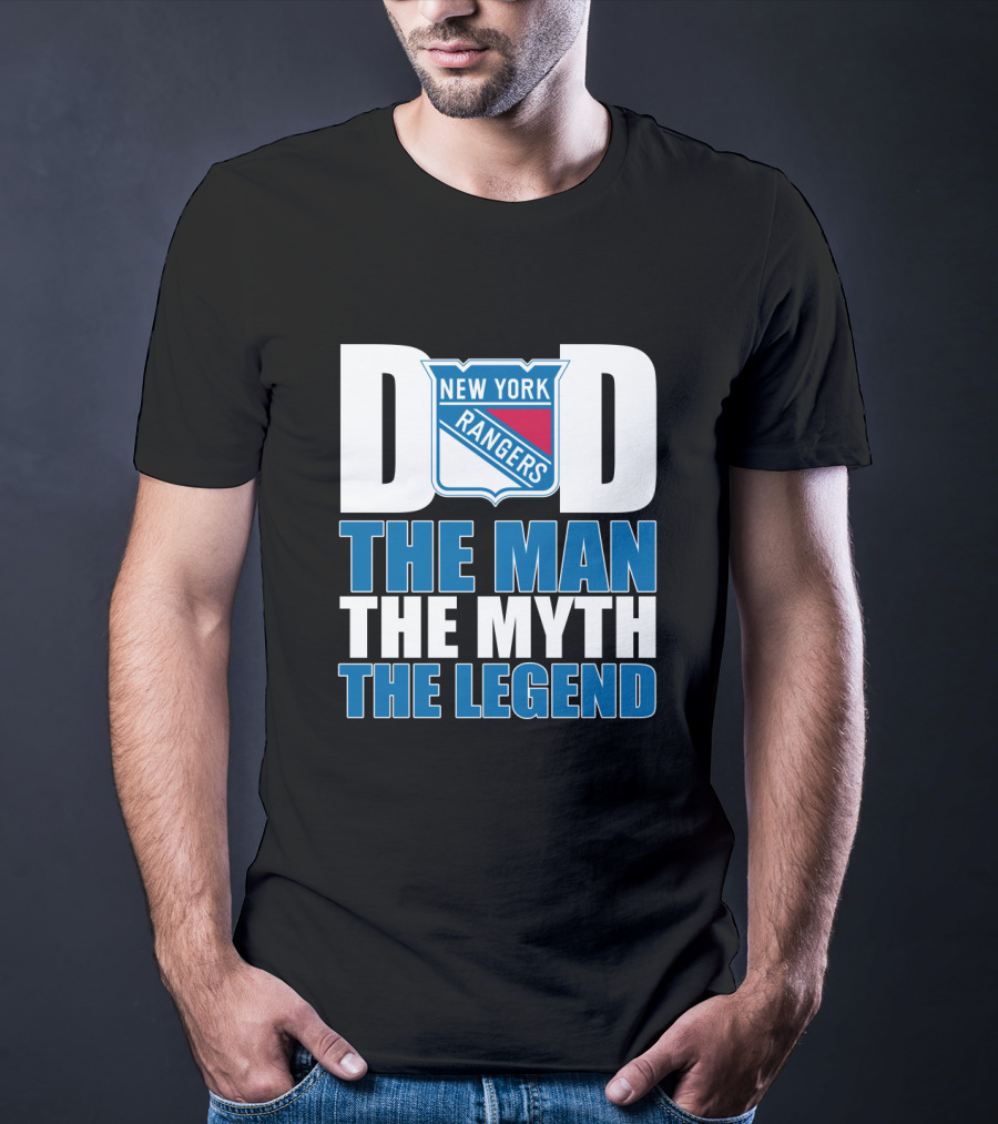 New York Rangers Dad The Man The Myth The Legend T-Shirt