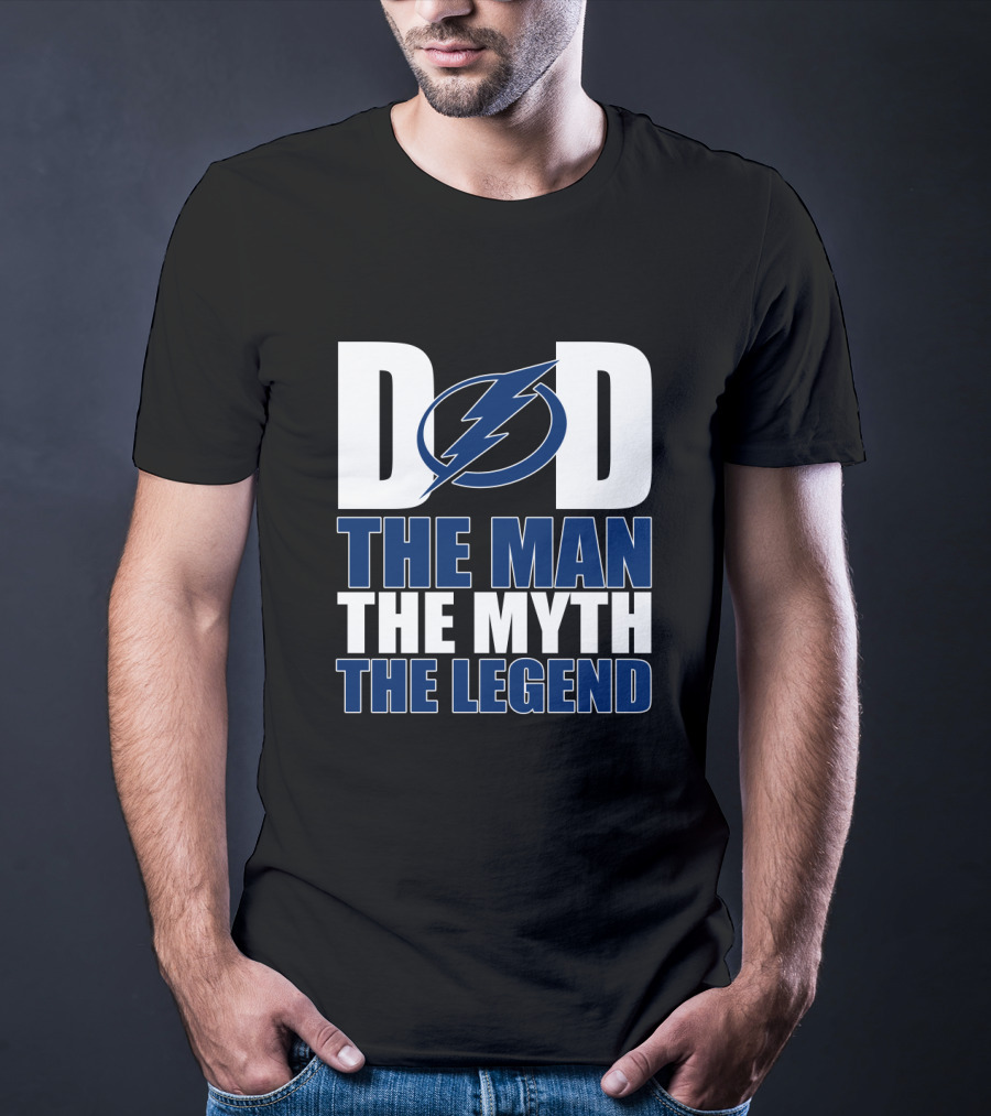 Tampa Bay Lightning Dad The Man The Myth The Legend T-Shirt