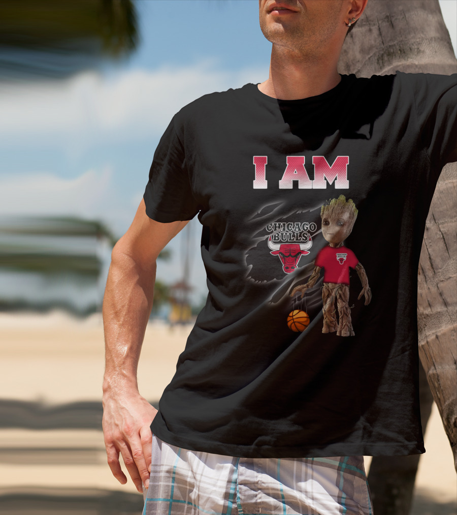 I'm Chicago Bulls Groot Basketball Fan T-Shirt