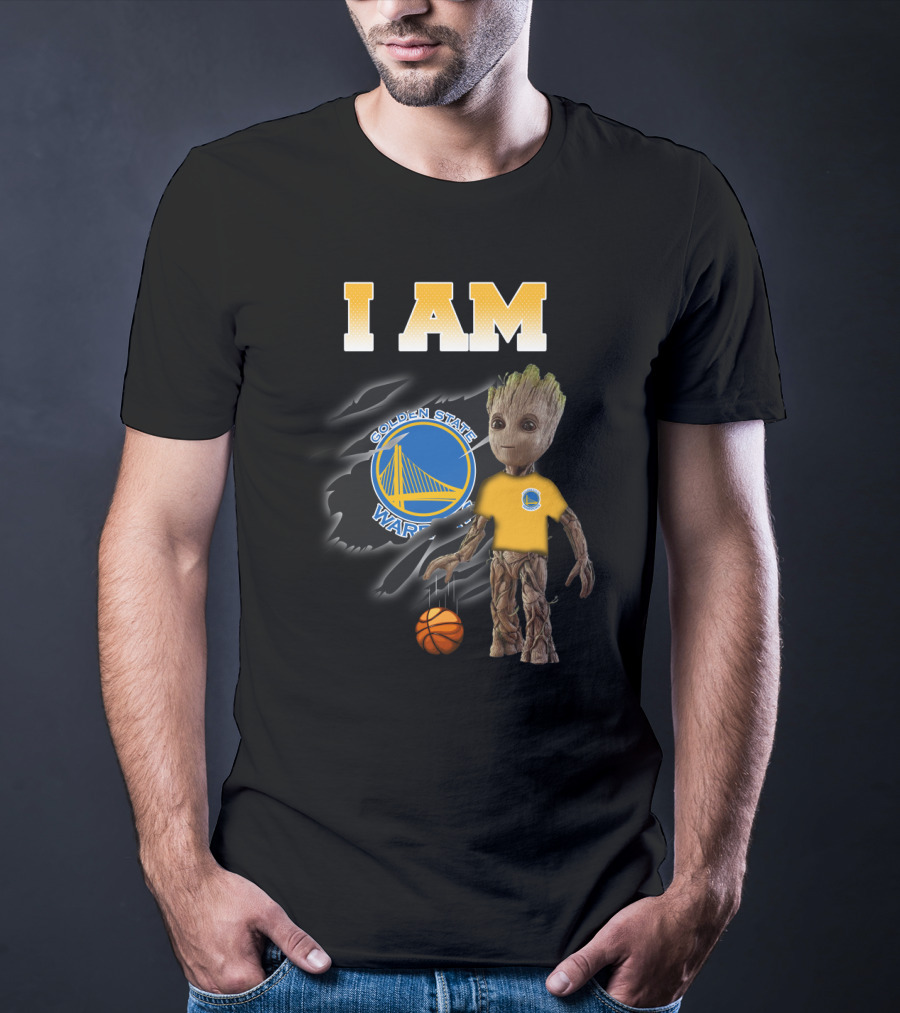 I Am Groot Golden State Warriors Basketball Fan T-Shirt