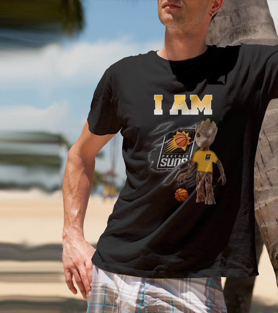 I Am Phoenix Suns Groot Basketball Fan T-Shirt