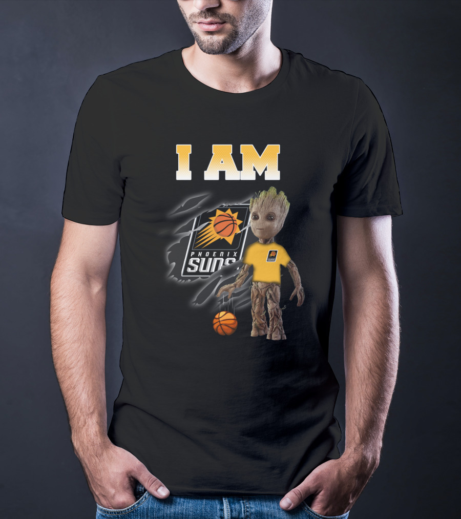 I Am Phoenix Suns Groot Basketball Fan T-Shirt