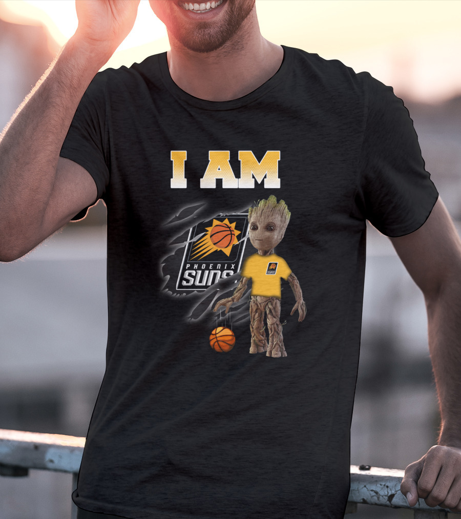 I Am Phoenix Suns Groot Basketball Fan T-Shirt
