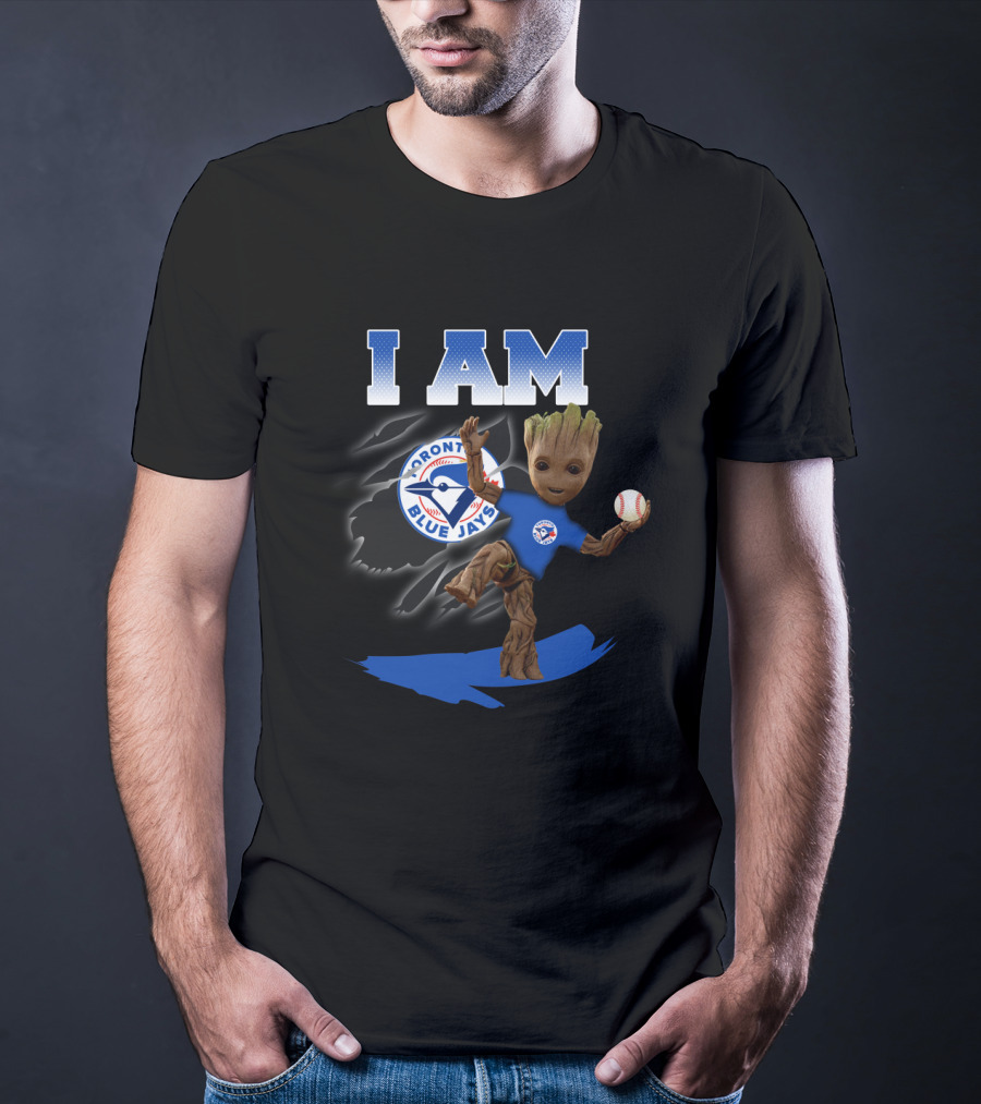I Am Toronto Blue Jays Groot Baseball Fan T-Shirt