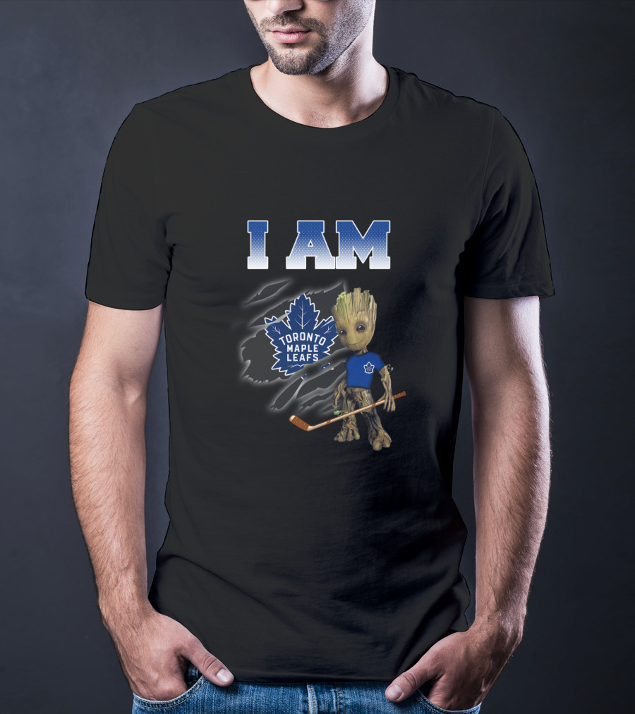 I Am Toronto Maple Leafs Groot Hockey Fan T-Shirt
