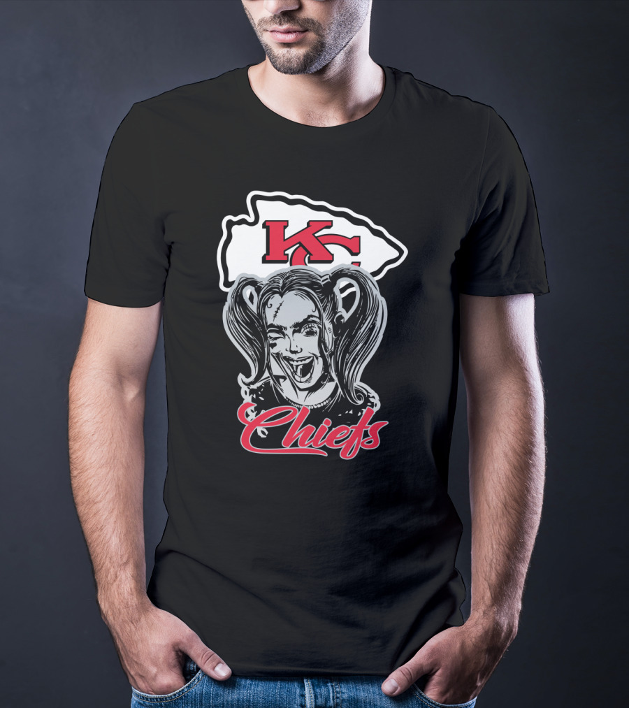 Harley Quinn Kc Chiefs Logo Chiefs T-Shirt