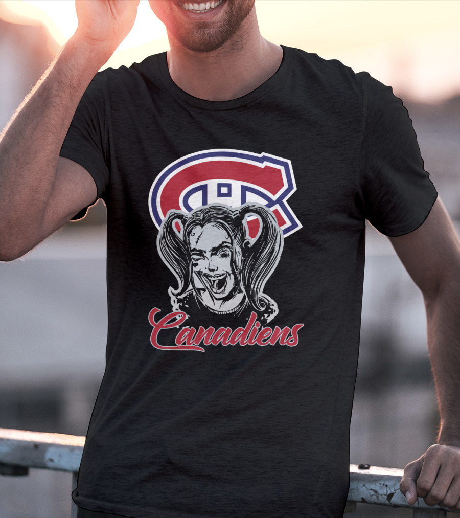 Harley Quinn Montreal Canadiens Logo Canadiens T-Shirt
