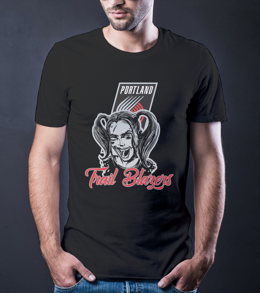 Portland Trail Blazers Harley Quinn T-Shirt