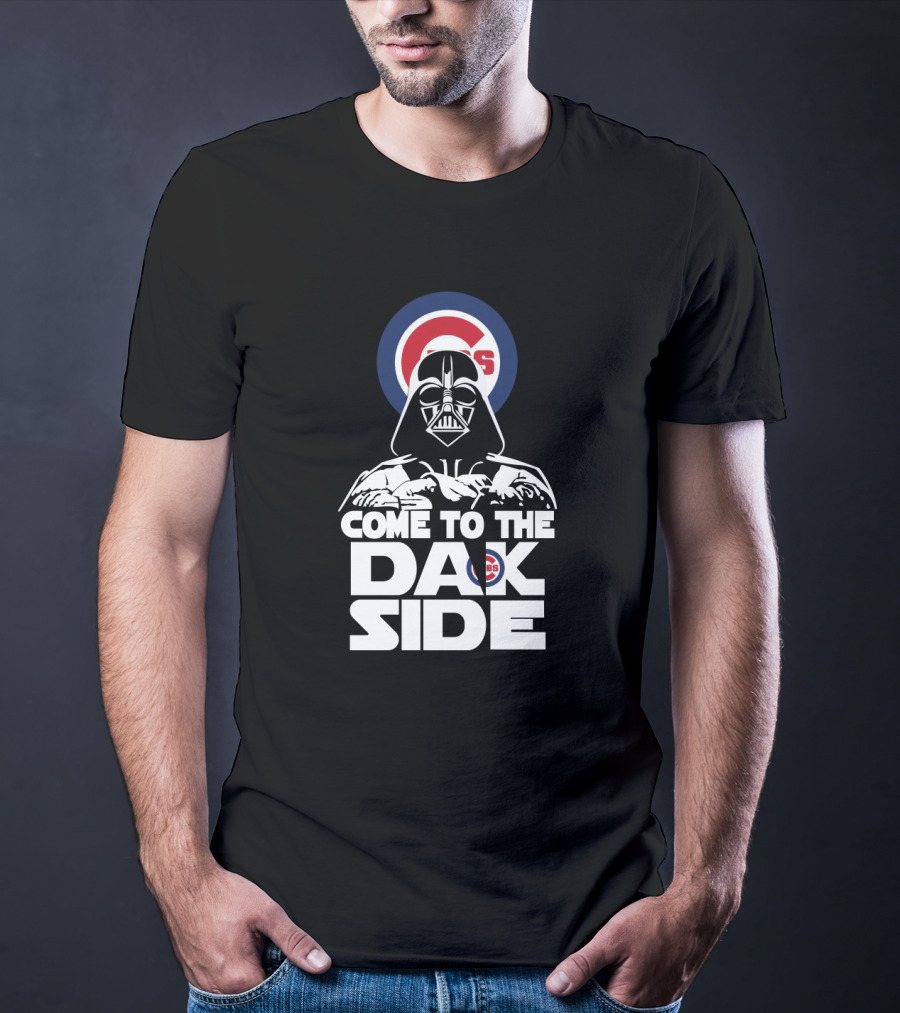 Come To The Dark Side Darth Vader Chicago Cubs Fans T-Shirt
