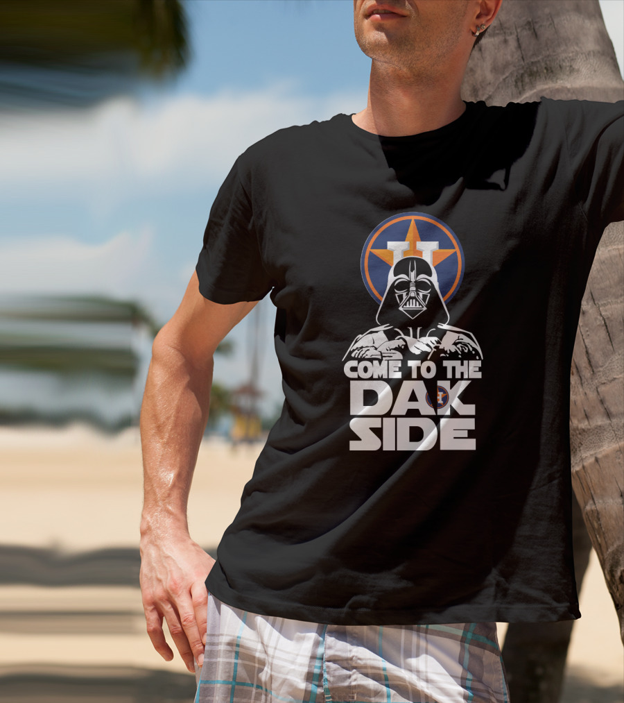 Come To The Dark Side Darth Vader Houston Astros Star T-Shirt