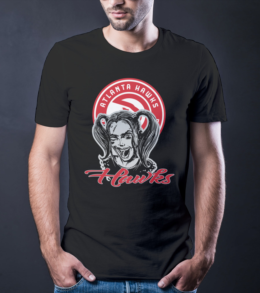Atlanta Hawks Harley Quinn Fans Enthusiasts T-Shirt