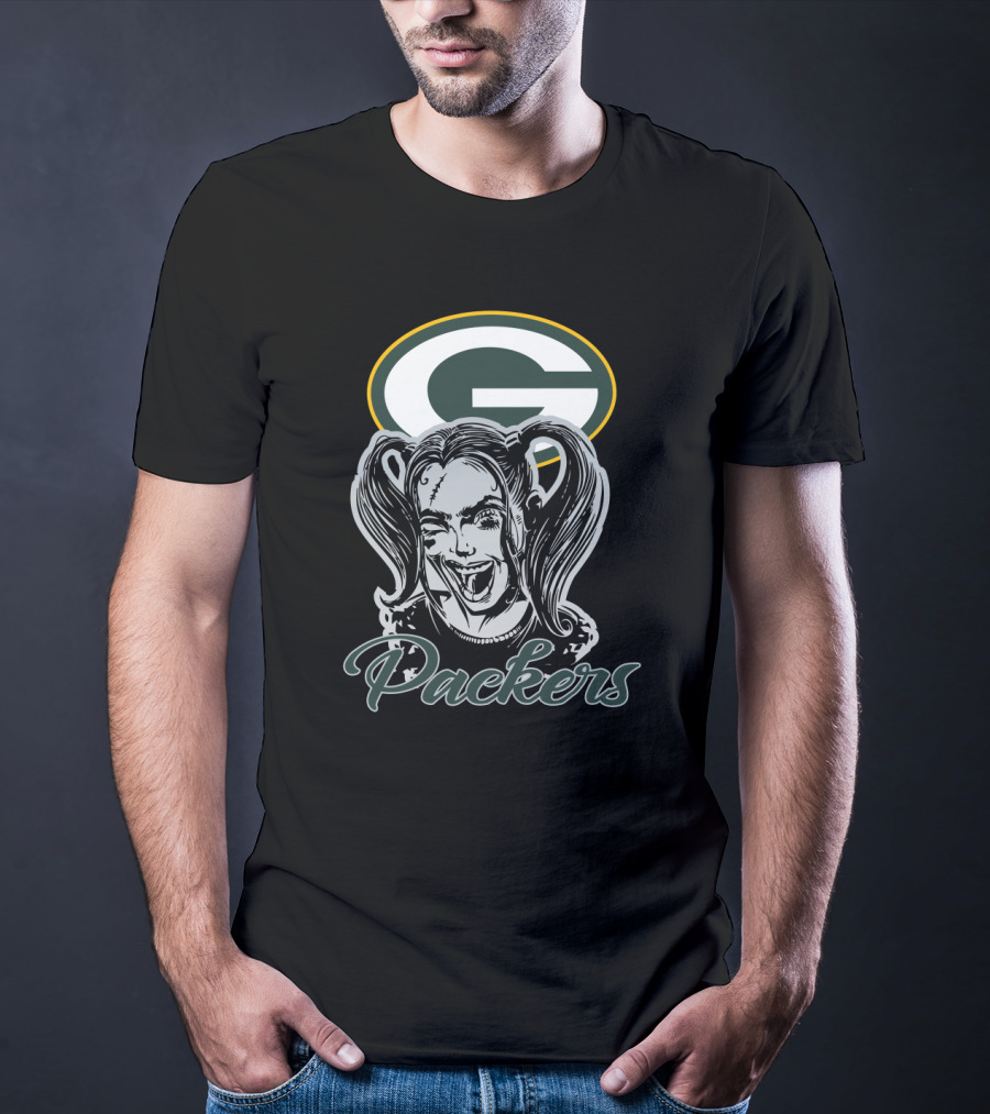 Harley Quinn Green Bay Packers Fans Packers T-Shirt