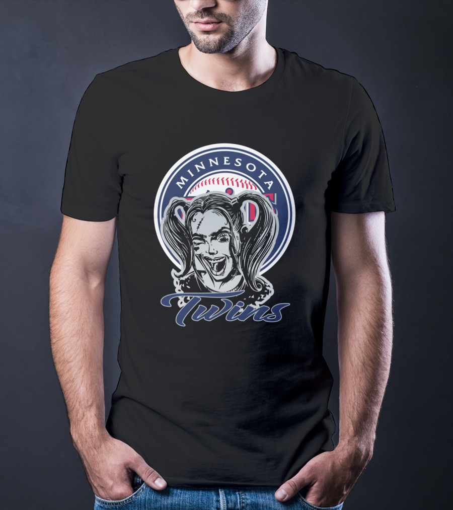 Minnesota Twins Harley Quinn Fans T-Shirt