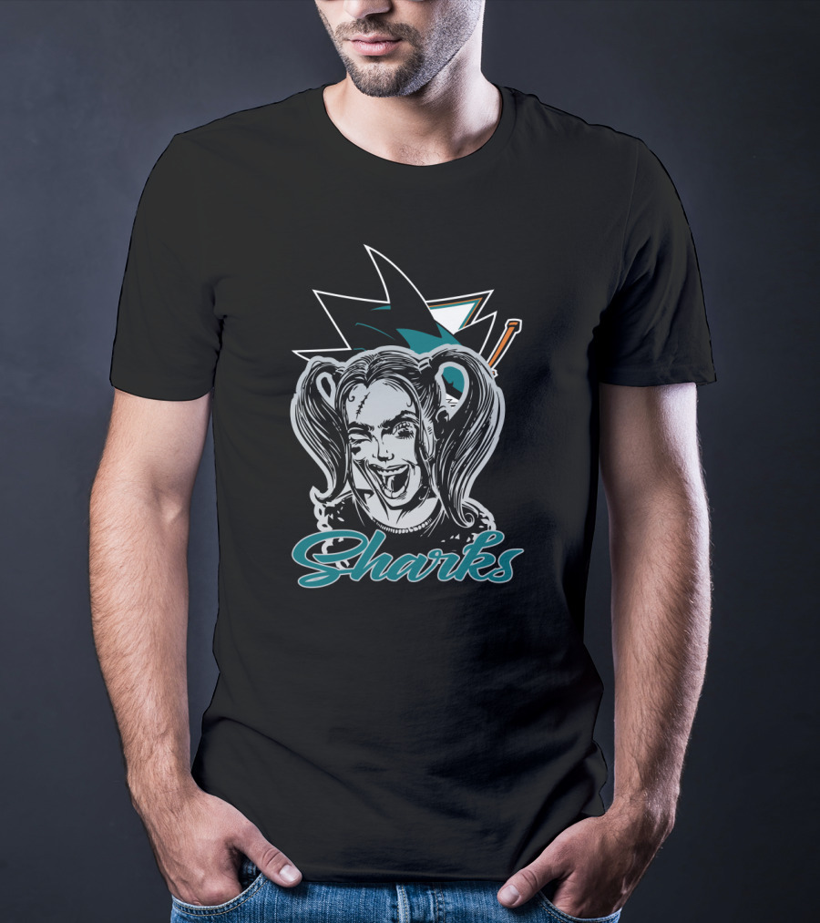 Harley Quinn Sharks San Jose Fans T-Shirt