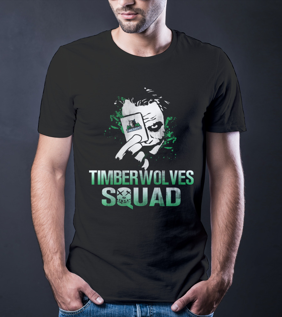 Timberwolves Squad Joker Card Fan T-Shirt