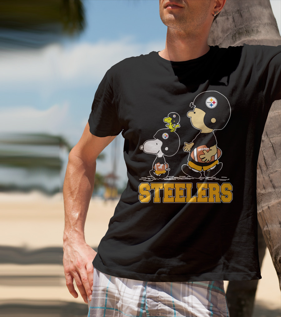 Snoopy Steelers Football Pittsburgh Fans T-Shirt