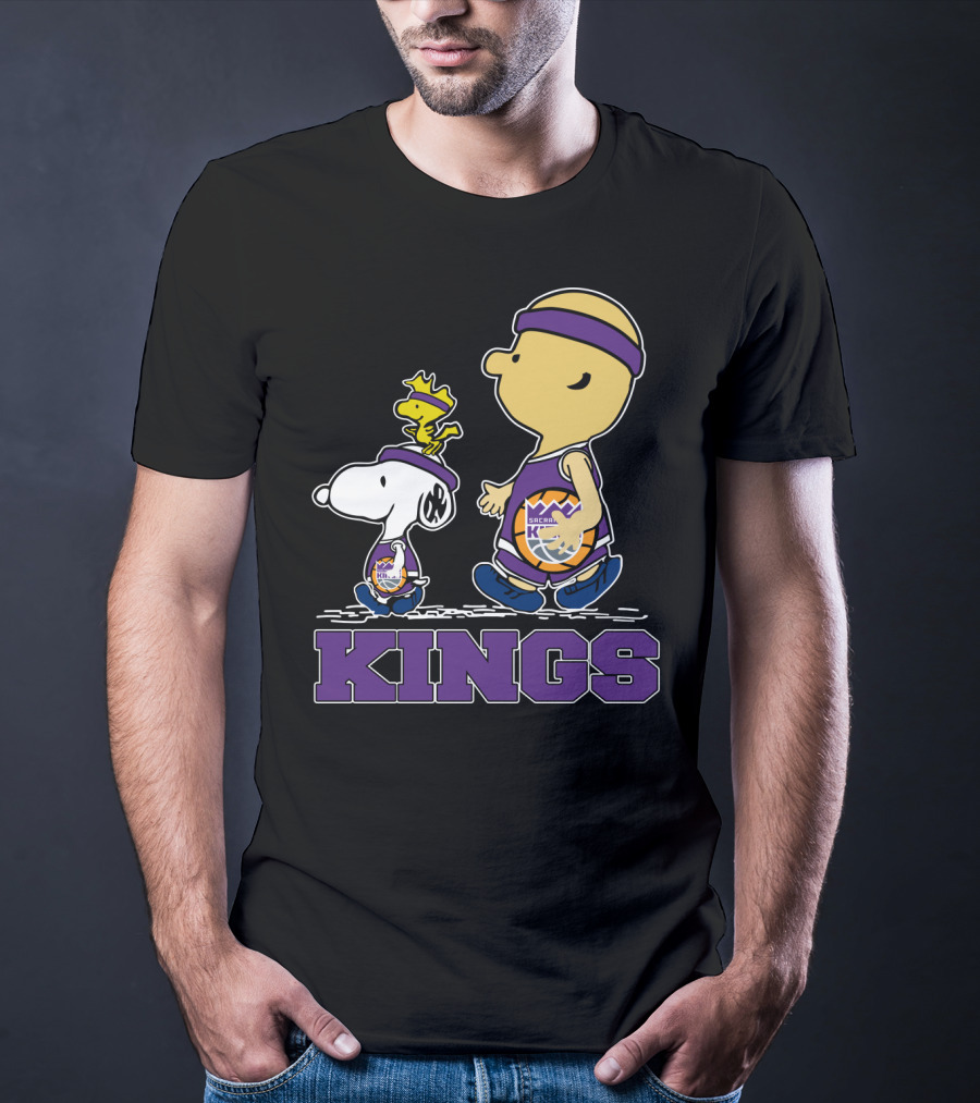 Kings Snoopy And Characters Sacramento Basketball Fans T-Shirt