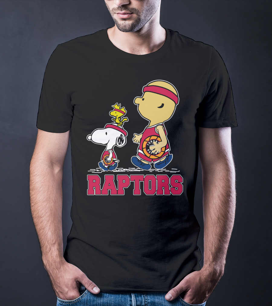 Snoopy Toronto Raptors Woodstock Raptor Fans T-Shirt