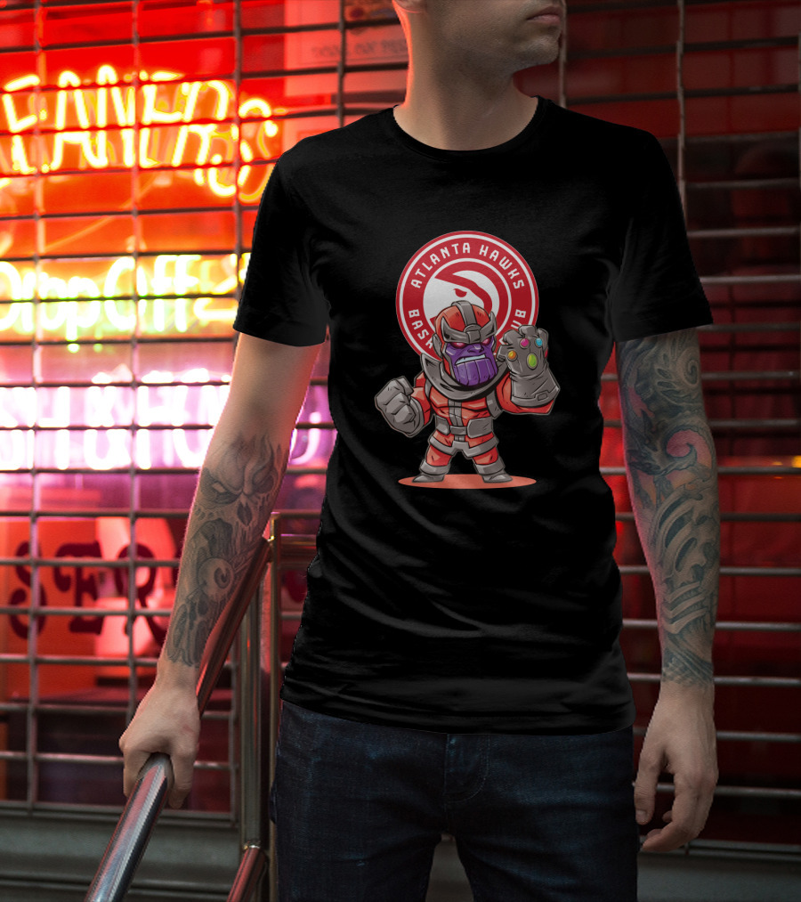 Atlanta Hawks Basketball Thanos T-Shirt